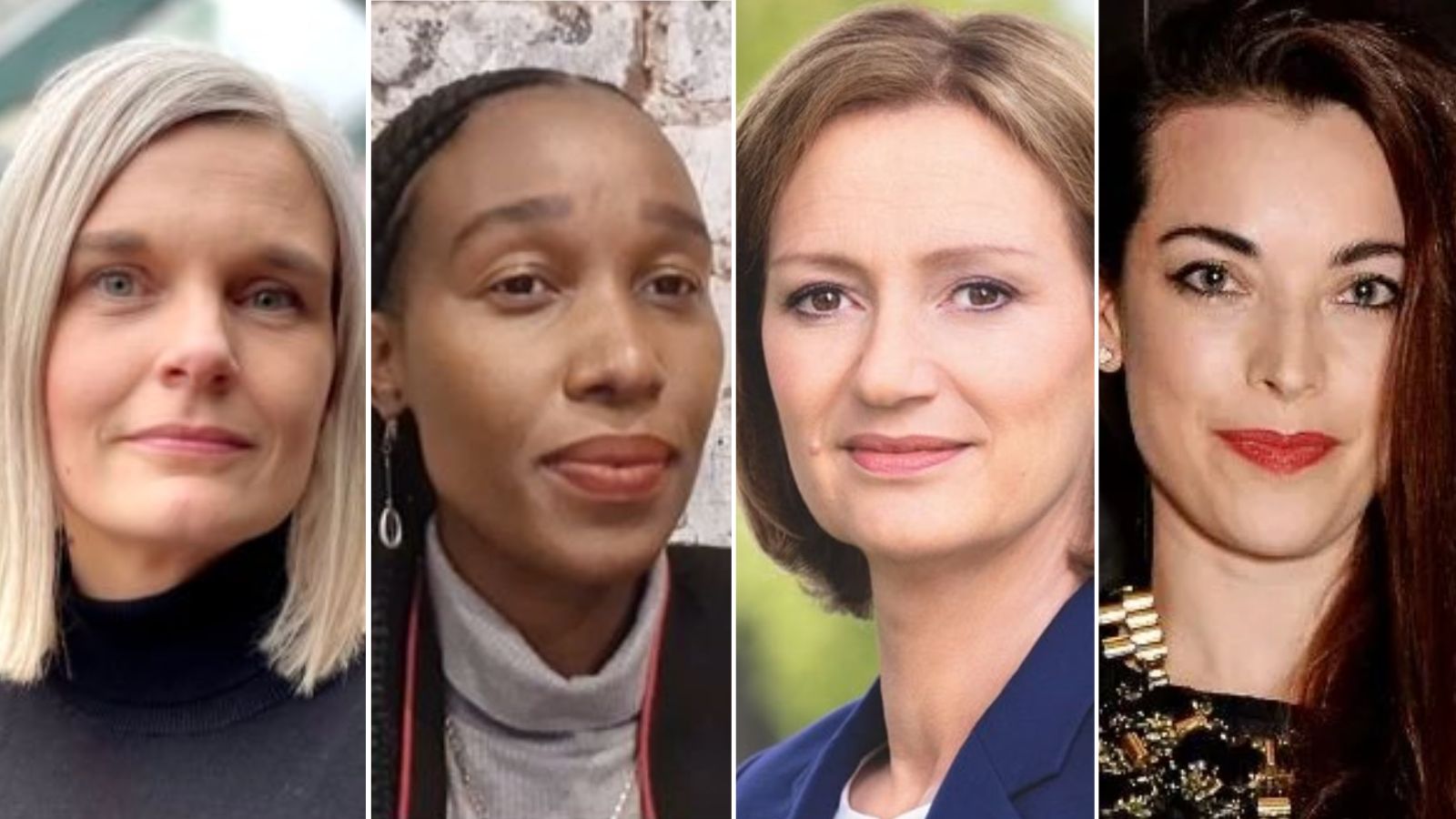 Riina Nevalainen, Kauppalehti, Finlandia; Nontobeko Magala, SABC News Online, Sudáfrica; Bettina Schausten, ZDF, Alemania; Deborah Arthurs, Metro, Reino Unido. 